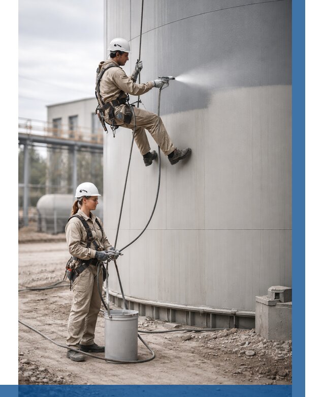 Покраска резервуаров в Камне-на-Оби от 1218 р. | ВЫСОТНИК-Кно — заказать