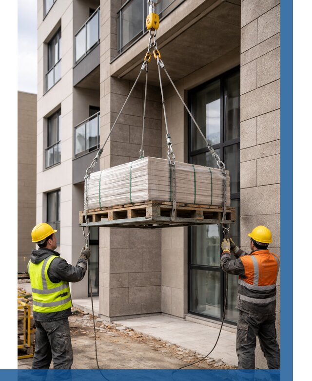 Подъем керамогранита на этаж в Камне-на-Оби от 3553 р. | ВЫСОТНИК-Кно