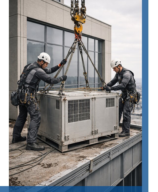 Такелажные работы на высоте в Камне-на-Оби от 8120 р. | ВЫСОТНИК-Кно