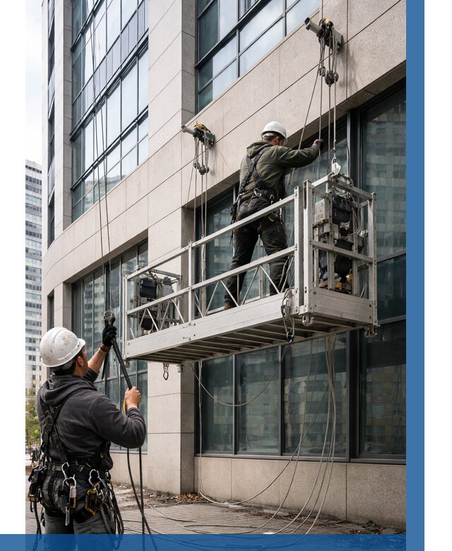 Монтаж и подъем фасадной люльки в Камне-на-Оби от 12180 р. | ВЫСОТНИК-Кно