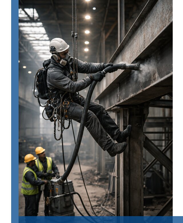 Обеспыливание конструкций в цехах промышленного производства в Камне-на-Оби