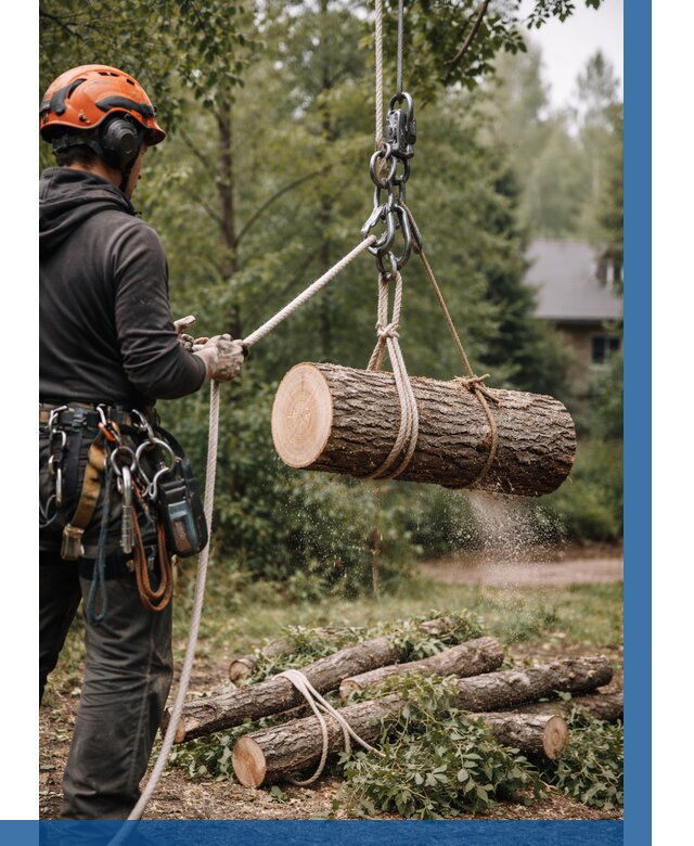 Валка деревьев частями в Камне-на-Оби от 7613 р. | ВЫСОТНИК-Кно