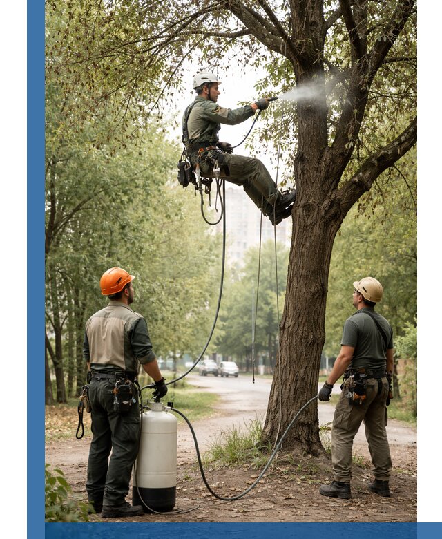 Обработка деревьев от вредителей в Камне-на-Оби профессиональная защита