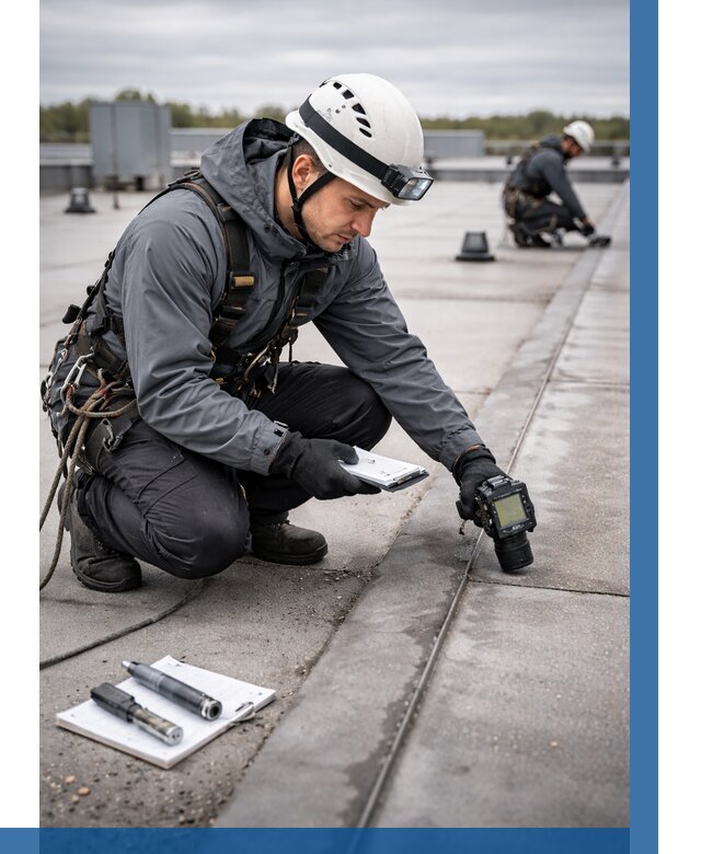 Обследование кровли на протечки в Камне-на-Оби от 4568 р. | ВЫСОТНИК-Кно