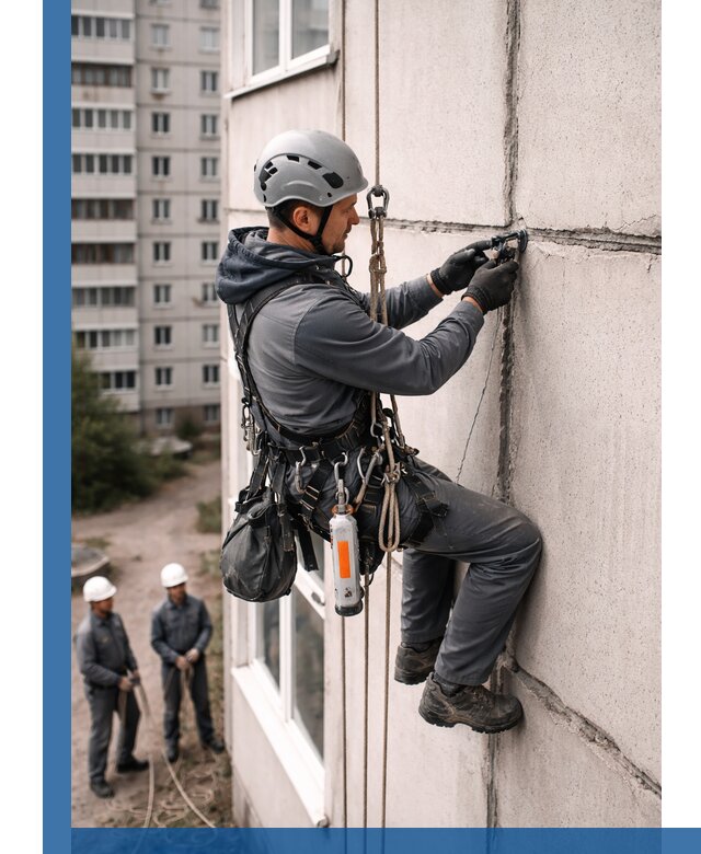 Обследование межпанельных швов и герметизация в Камне-на-Оби