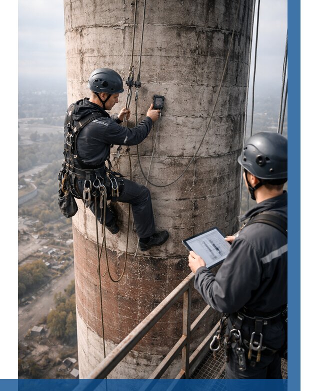 Обследование дымовой трубы в Камне-на-Оби от 8120 р. | ВЫСОТНИК-Кно